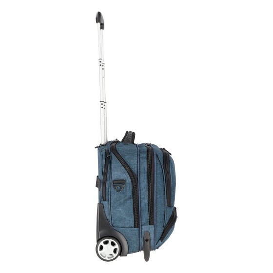 Dermata 2 Rollen Businesstrolley 41 cm Laptopfach