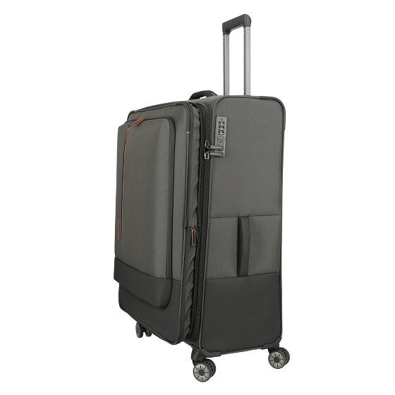 Travelite Crosslite 4 Rollen Trolley XL 81 cm mit Dehnfalte
