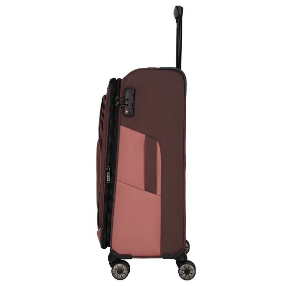 Travelite Viia 4 Rollen Kofferset 4-teilig mit Dehnfalte