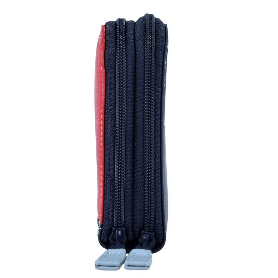 Mywalit Large Double Zip Around Purse Geldbörse Leder 18 cm