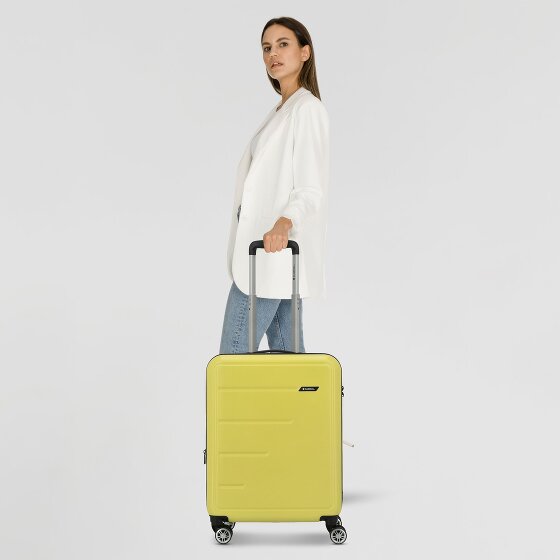 Gabol Future Plus 4 Rollen Kabinentrolley 55 cm mit Dehnfalte