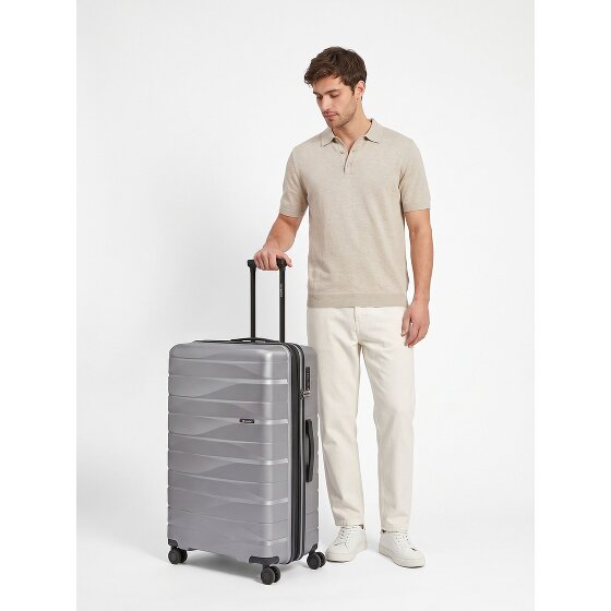Bergpfeil Travel 4 Rollen Trolley L 75 cm mit Dehnfalte