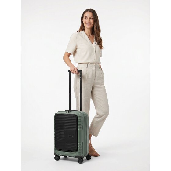 Redolz Essentials 17 2.0 4 Rollen Kabinentrolley 55 cm Laptopfach mit Dehnfalte