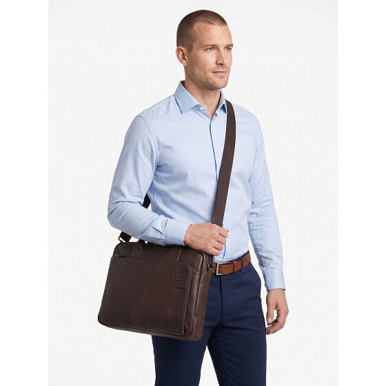 Strellson Hyde Park 1.0 Aktentasche Leder 39 cm Laptopfach