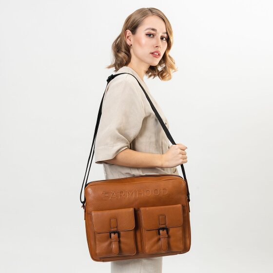 Farmhood Memphis Aktentaschen Messenger Leder 38 cm Laptopfach