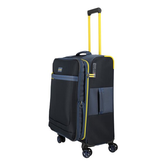 Travelite Color Craze 4 Rollen Kofferset 3-teilig mit Dehnfalte