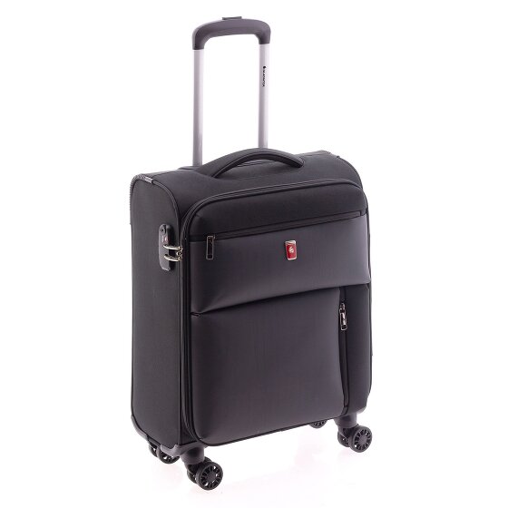 Gladiator 3700 4 Rollen Kabinentrolley 55 cm mit Dehnfalte
