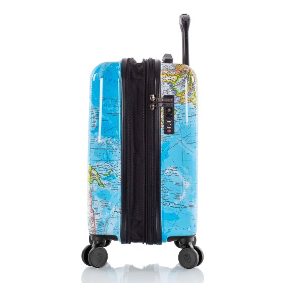 Heys Black Camo 4 Rollen Kabinentrolley S 53 cm mit Dehnfalte