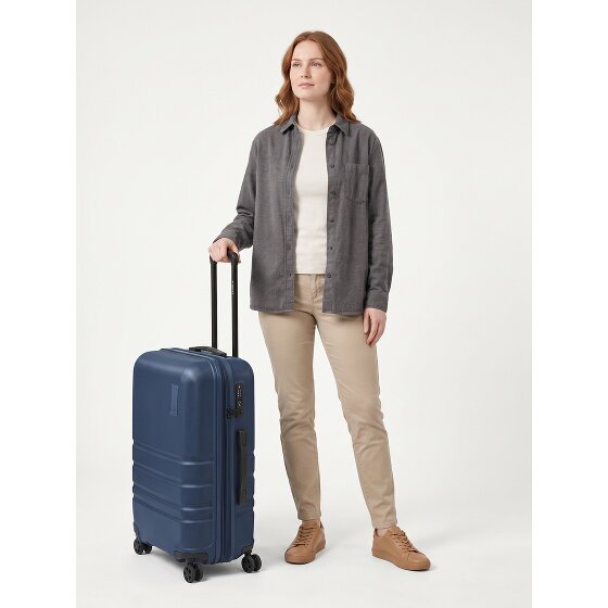 Redolz Pro ABS Medium+ 4 Rollen Trolley 65 cm mit Dehnfalte