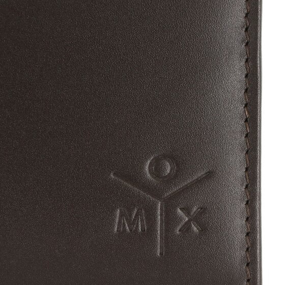 oxmox Leather Geldbörse RFID Schutz Leder 10 cm