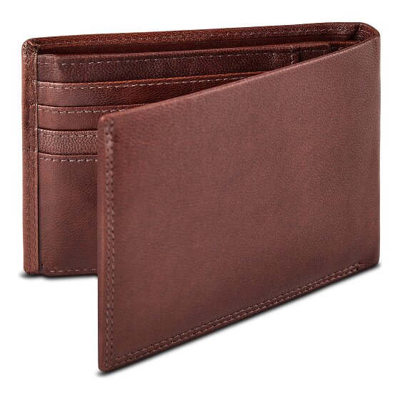 Bugatti Valencia Geldbörse RFID Schutz Leder 12 cm
