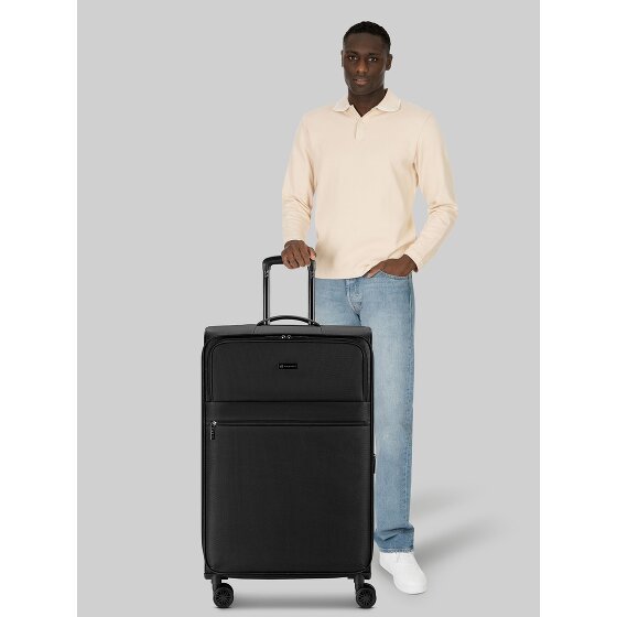 Bugatti Valencia Soft 4 Rollen Trolley L 75 cm mit Dehnfalte