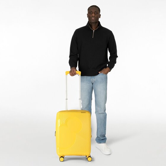 American Tourister Mickey Magic 4 Rollen Kabinentrolley 55 cm mit Dehnfalte