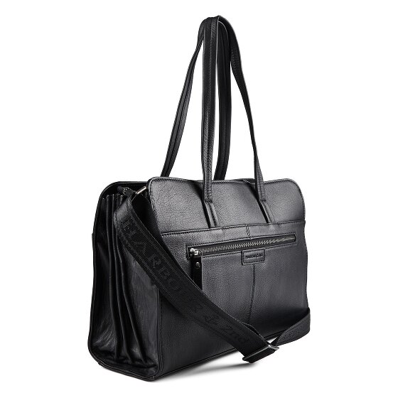 Harbour 2nd Just Pure Schultertasche Leder 36 cm Laptopfach