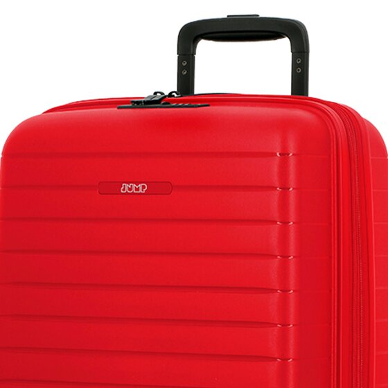 Jump Striper 4 Rollen Kabinentrolley 55 cm mit Dehnfalte