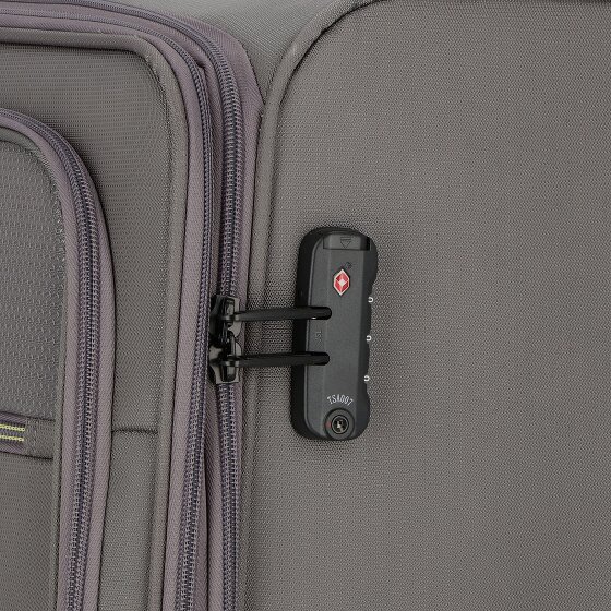 d&n Travel Line 9704 4 Rollen Trolley L 78 cm mit Dehnfalte