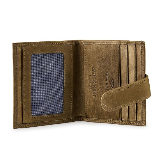 Jack Kinsky Aruba Geldbörse RFID Schutz Leder 10 cm
