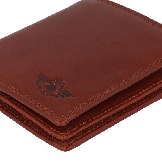 Greenburry Vintage Geldbörse RFID Schutz Leder 9.5 cm
