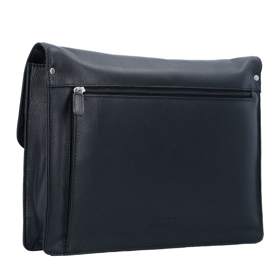 Leonhard Heyden Berlin Aktentasche Leder 36 cm Laptopfach