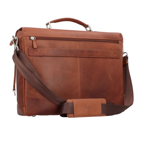 Esquire Dallas Aktentasche Leder 40 cm Laptopfach