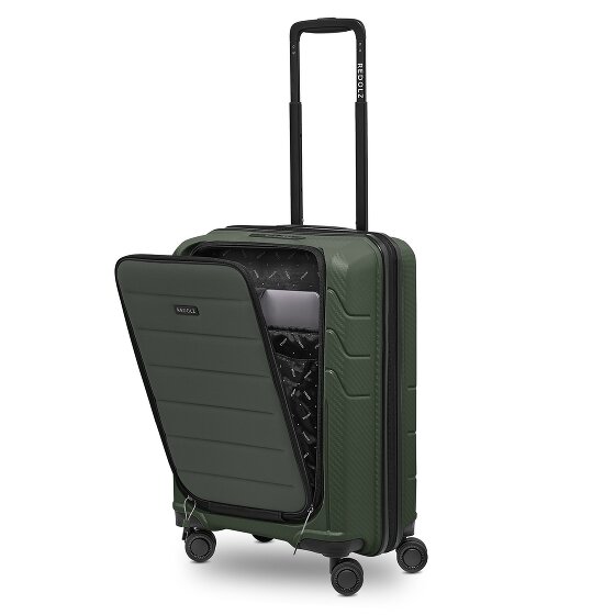 Redolz Essentials 17 4-Rollen Kabinentrolley 55 cm Soft-Pocket Laptopfach