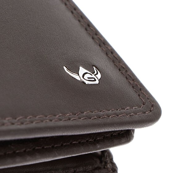 Golden Head Polo Geldbörse RFID Schutz Leder 10 cm