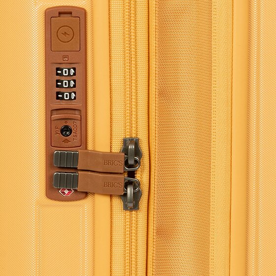 Bric's Taormina 4 Rollen Trolley S 57 cm mit Dehnfalte