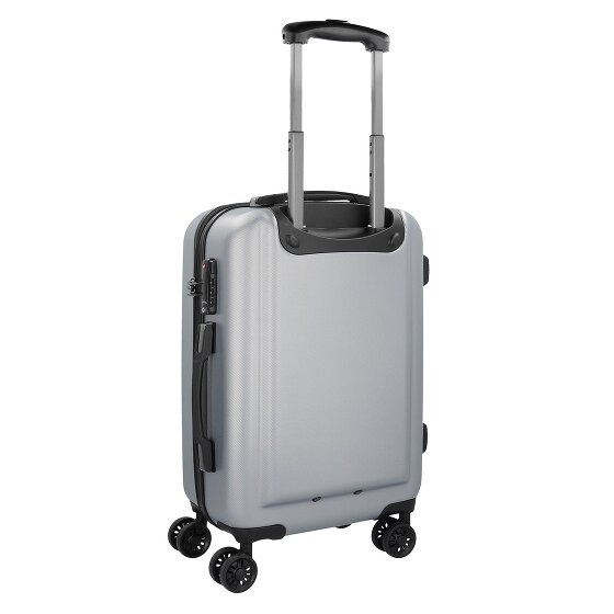 Bugatti Lima 2.0 4-Rollen Kabinentrolley 55 cm mit Doppelrollen