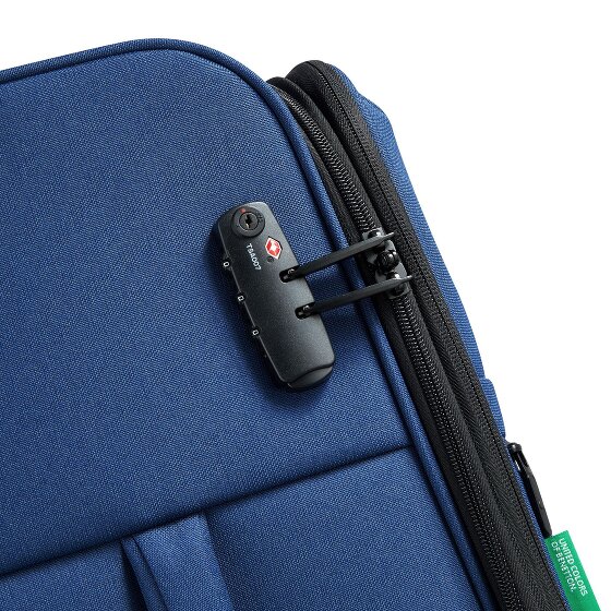 Delsey Paris x United Colors of Benetton BE 4-Rollen Trolley 65 cm mit Dehnfalte