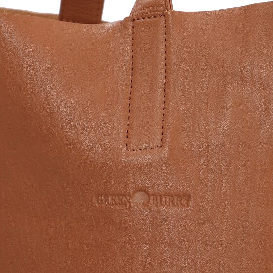 Greenburry Nappa Shopper Tasche Leder 43 cm