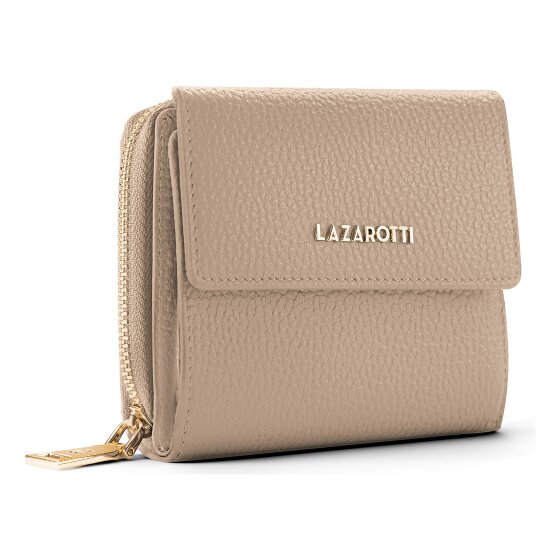 Lazarotti Bologna Leather Zip-Around Geldbörse Leder 12 cm