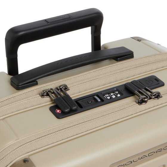 Piquadro PQ-Light 4 Rollen Kabinentrolley S 56 cm Laptopfach mit Dehnfalte