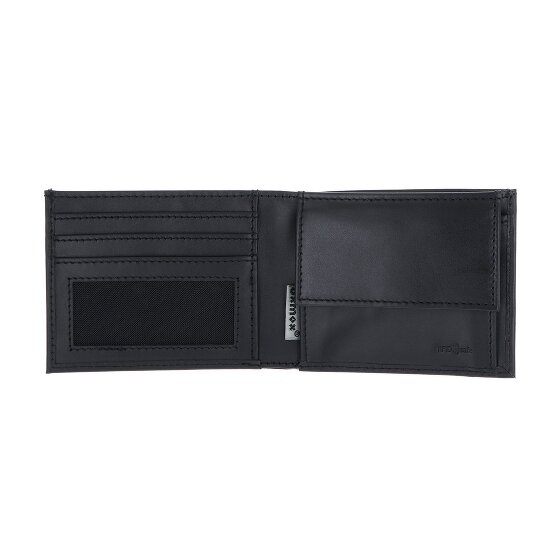 oxmox Leather Geldbörse RFID Schutz Leder 11 cm