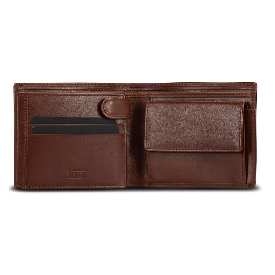 Jost Vardo Geldbörse RFID Schutz Leder 12 cm