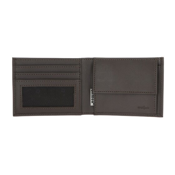 oxmox Leather Geldbörse RFID Schutz Leder 11 cm