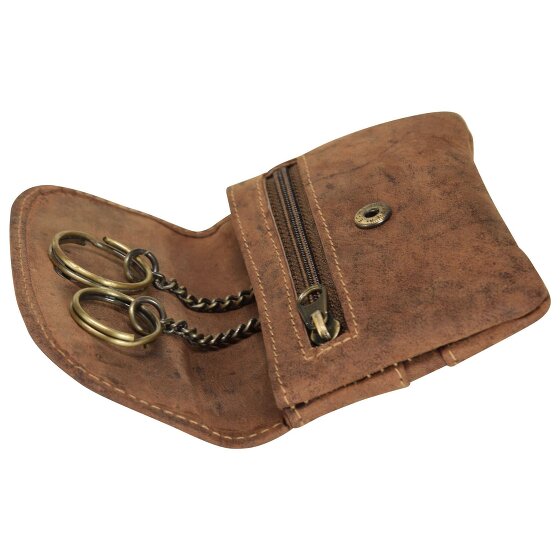 Greenburry Vintage Schlüsseletui Leder 12 cm