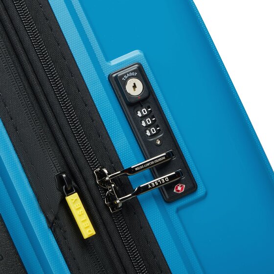 Delsey Paris Lutece Se 4 Rollen Trolley 79 cm mit Dehnfalte