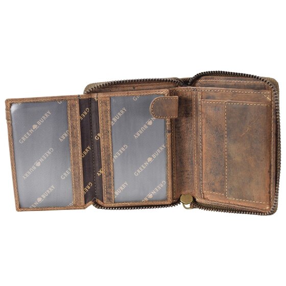 Greenburry Vintage Geldbörse Leder 3 cm