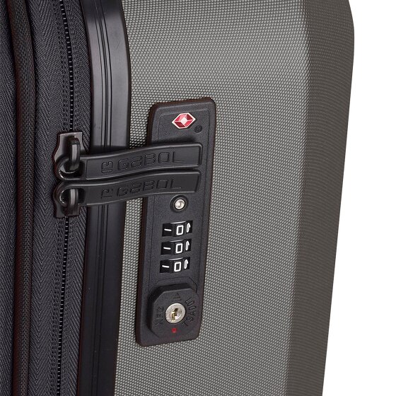 Gabol Montreal 4 Rollen Kofferset 3-teilig mit Dehnfalte