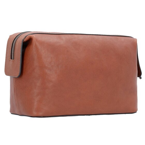Piquadro Black Square Kulturbeutel Leder 23 cm