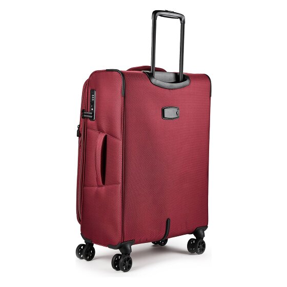 d&n Travel Line 9804 4 Rollen Trolley M 68 cm mit Dehnfalte