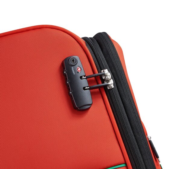 Delsey Paris x United Colors of Benetton Color Block 4-Rollen Trolley 77cm mit Dehnfalte