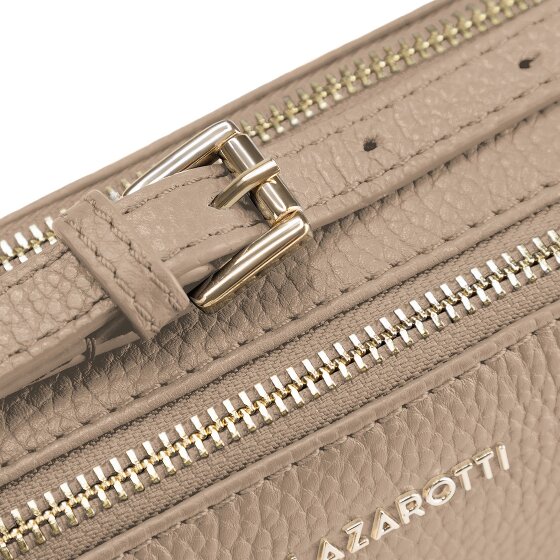 Lazarotti Bologna Leather Umhängetasche Camera-Bag Leder Double-Zip 18 cm