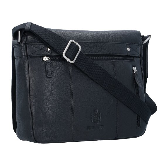 Leonhard Heyden Berlin Messenger Umhängetasche Leder 32 cm Laptopfach