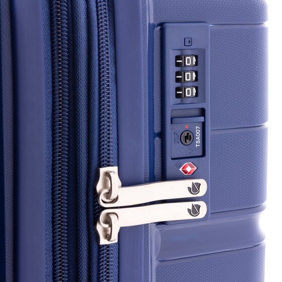 Gladiator 3800 4 Rollen Kabinentrolley 55 cm mit Dehnfalte