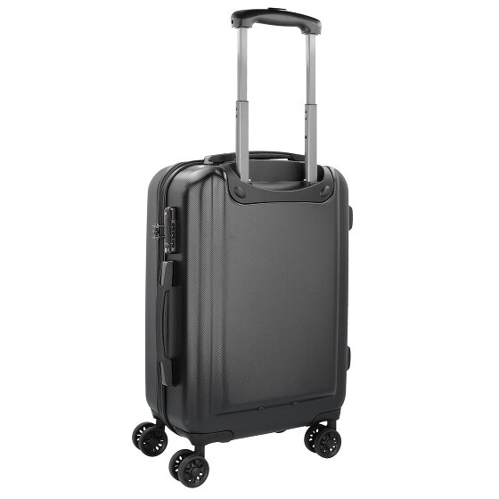 Bugatti Lima 2.0 4-Rollen Kabinentrolley 55 cm mit Doppelrollen
