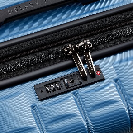 Delsey Paris Longitude 4 Rollen Trolley 76 cm mit Dehnfalte