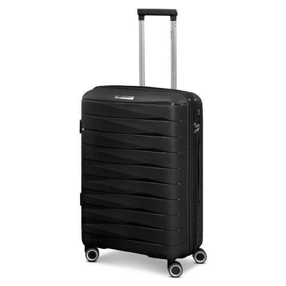 Franky London 4 Rollen Trolley M 65 cm mit Dehnfalte