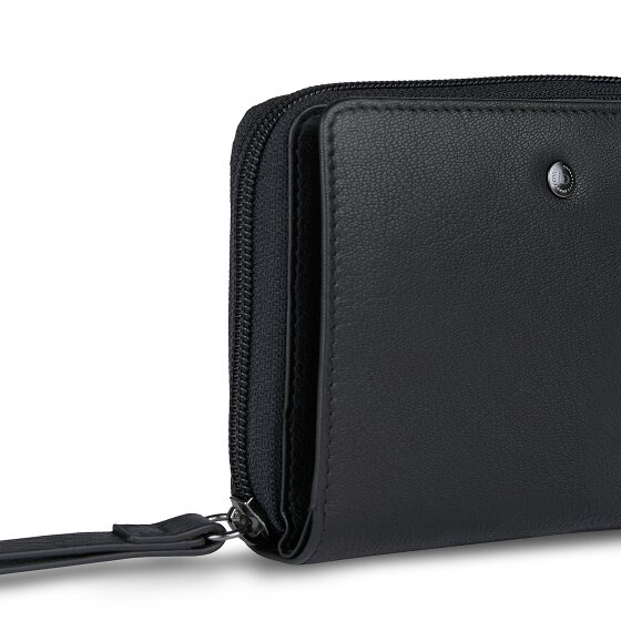 Bugatti Black Magic Geldbörse RFID Schutz Leder 11 cm