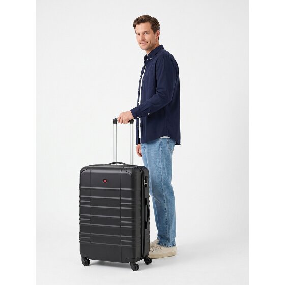 Wenger Amplar Evo 4 Rollen Trolley L 75 cm mit Dehnfalte